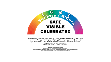 Logo for Safe-Visible-Celebrated LGBT Seniors Program
